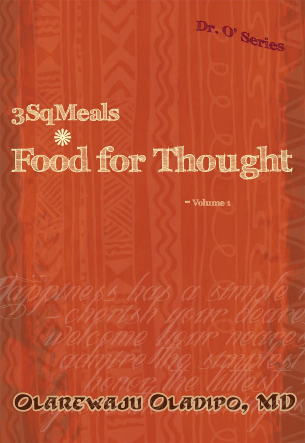 Big bigCover of 3SqMeals – Food for Thought – Volume 1