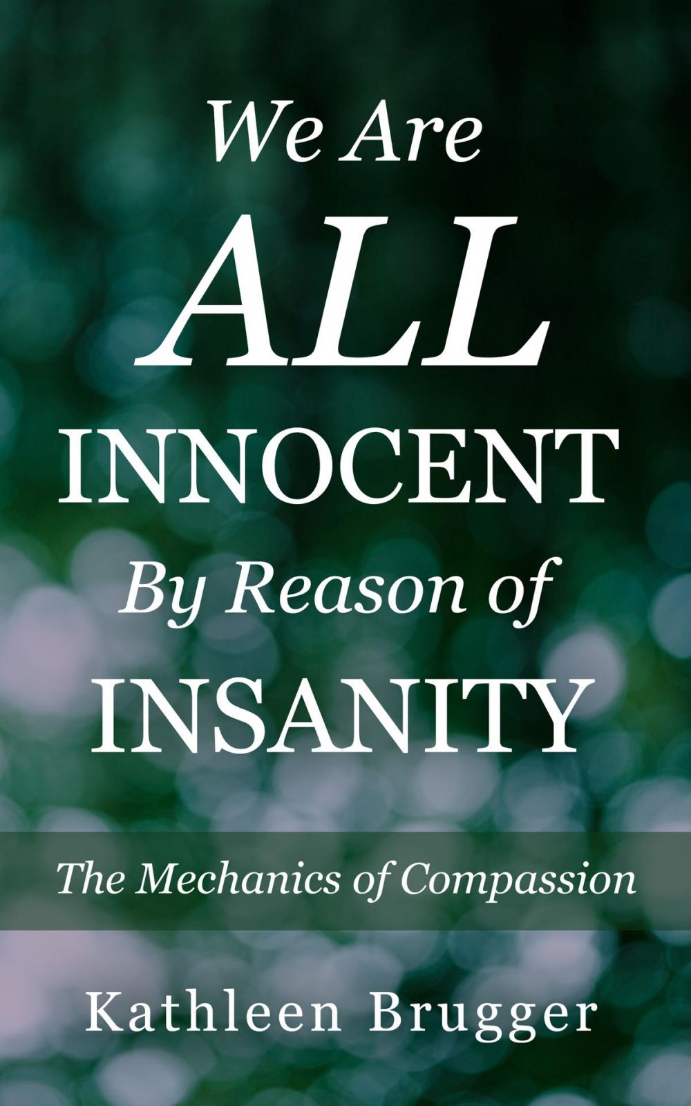 Big bigCover of We Are ALL Innocent by Reason of Insanity: The Mechanics of Compassion