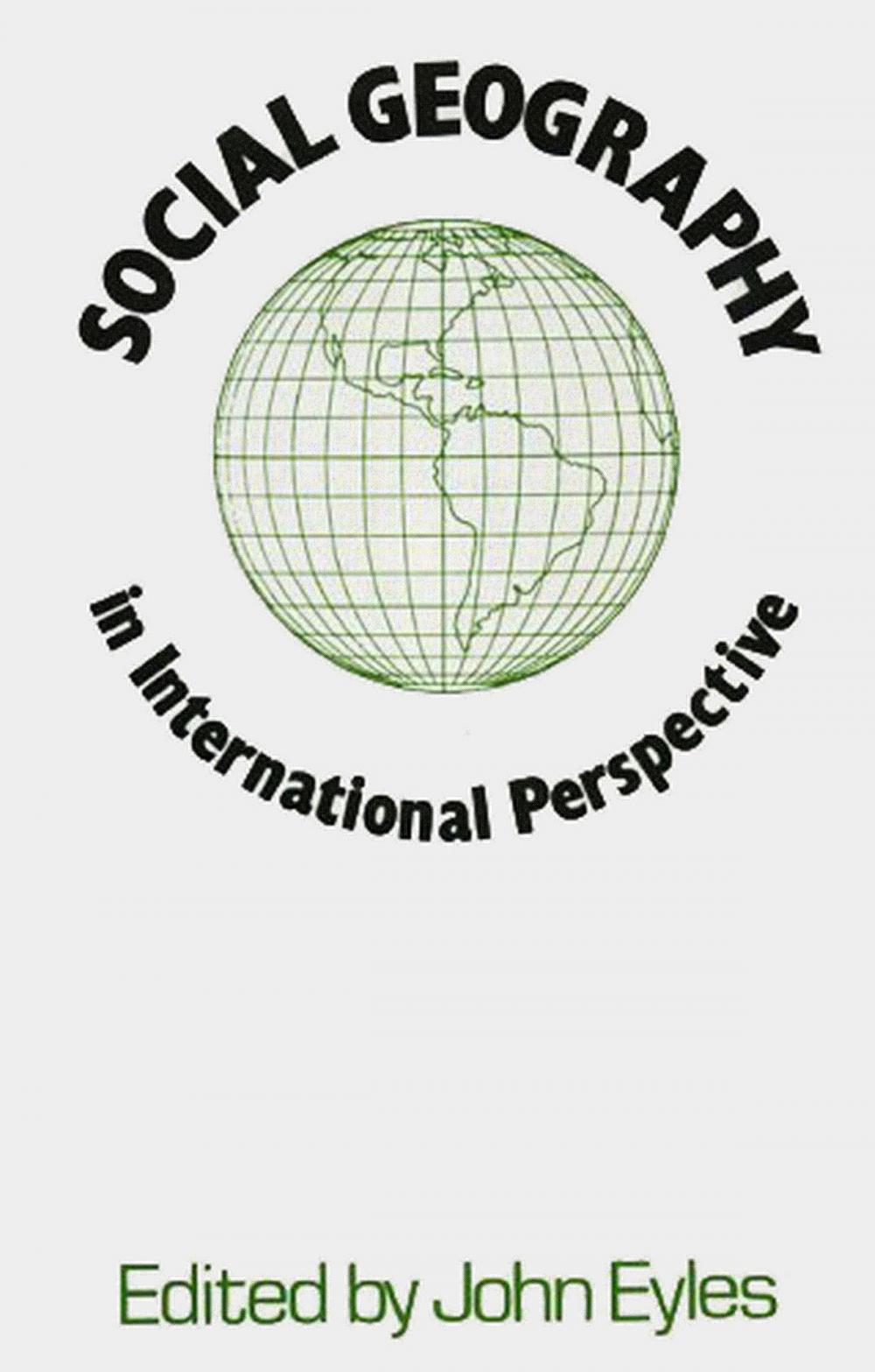 Big bigCover of Social Geography in International Perspective