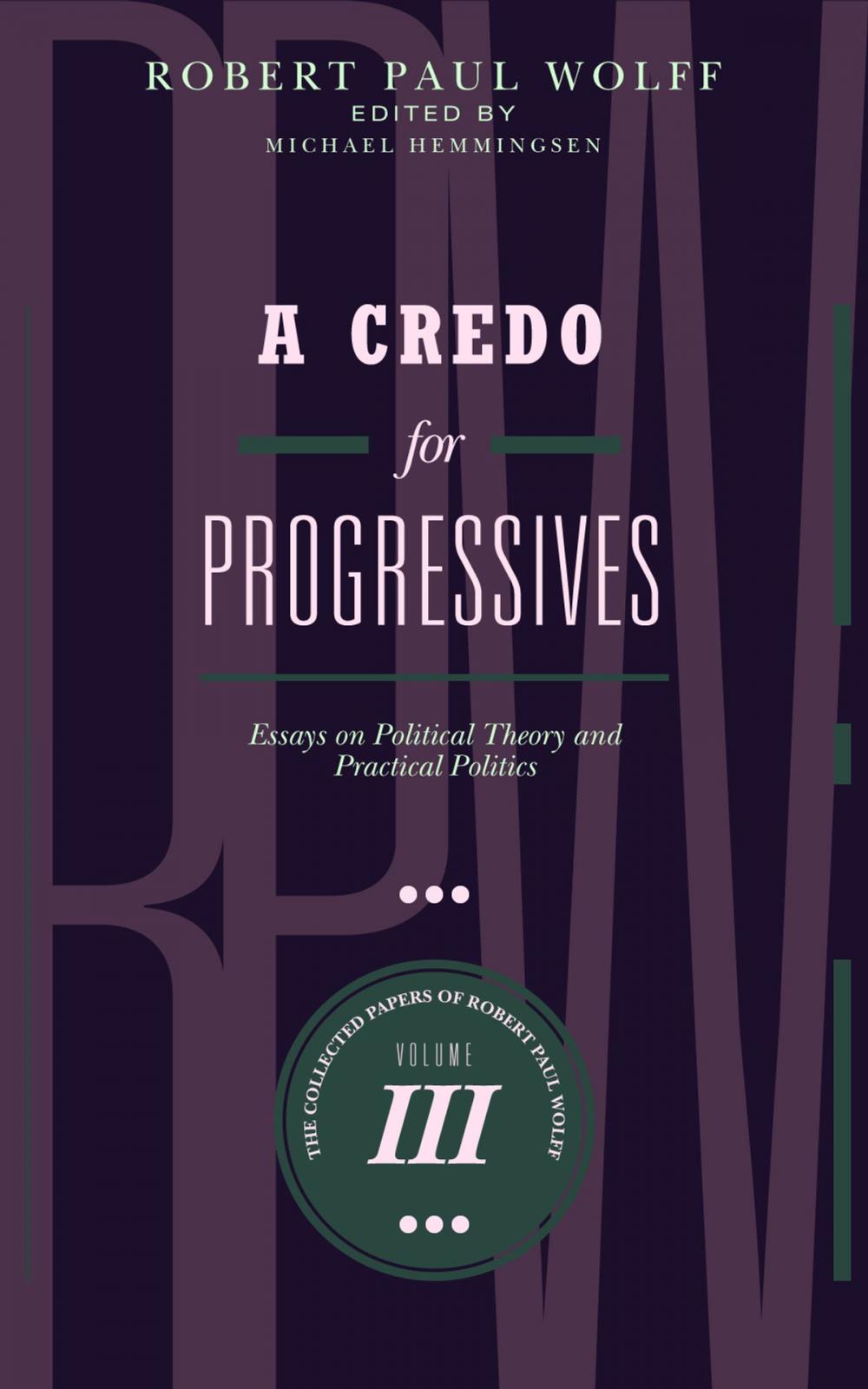 Big bigCover of A Credo for Progressives