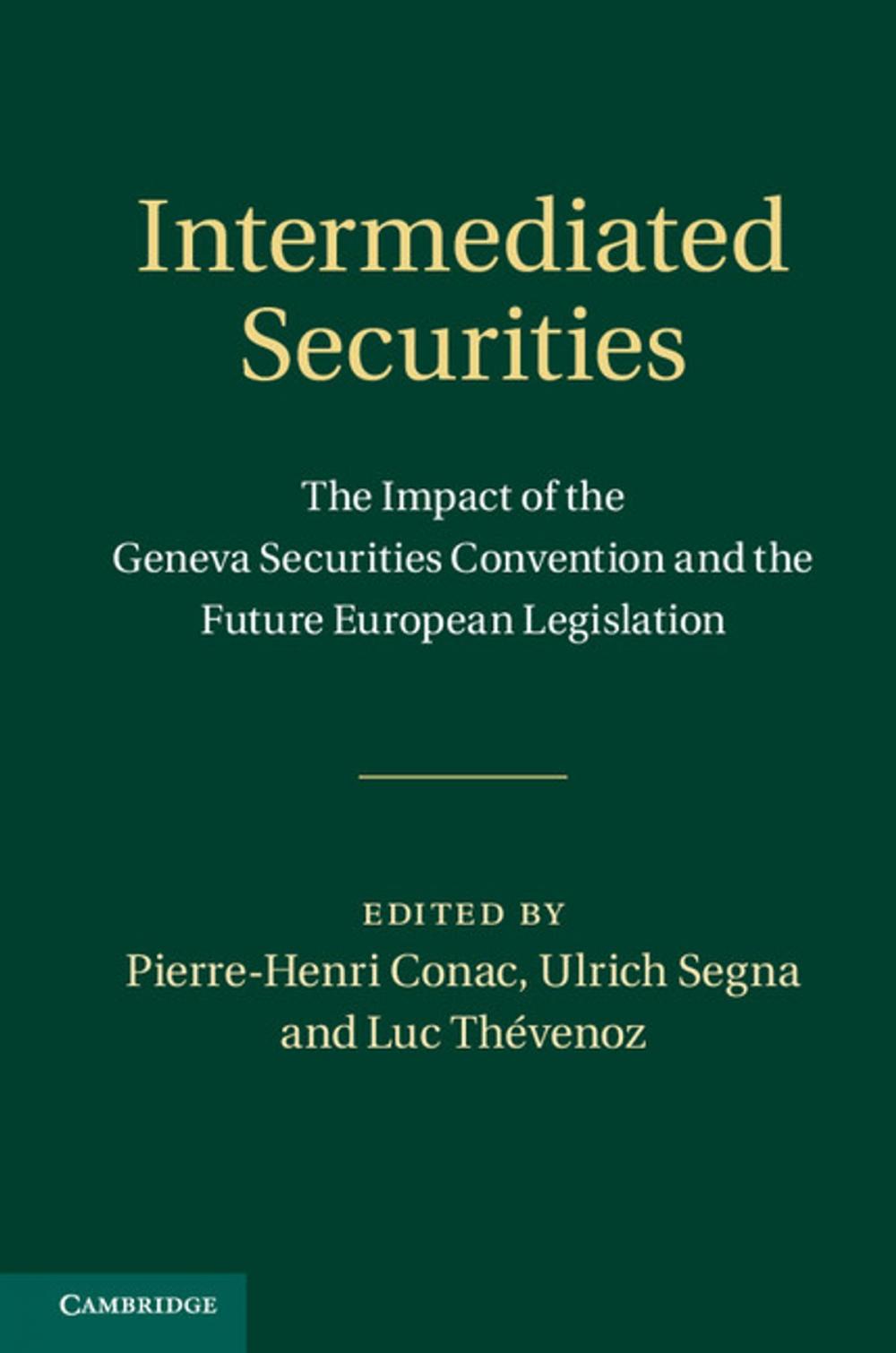 Big bigCover of Intermediated Securities