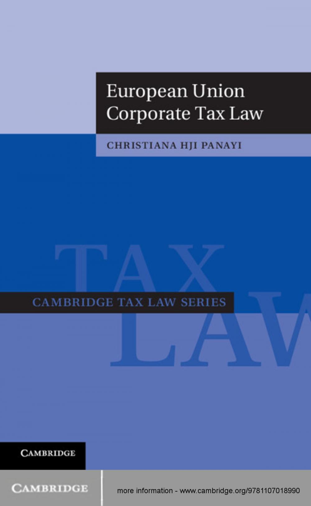 Big bigCover of European Union Corporate Tax Law