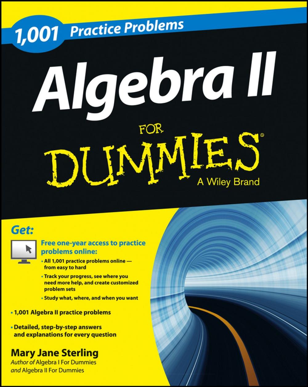 Big bigCover of Algebra II: 1,001 Practice Problems For Dummies (+ Free Online Practice)