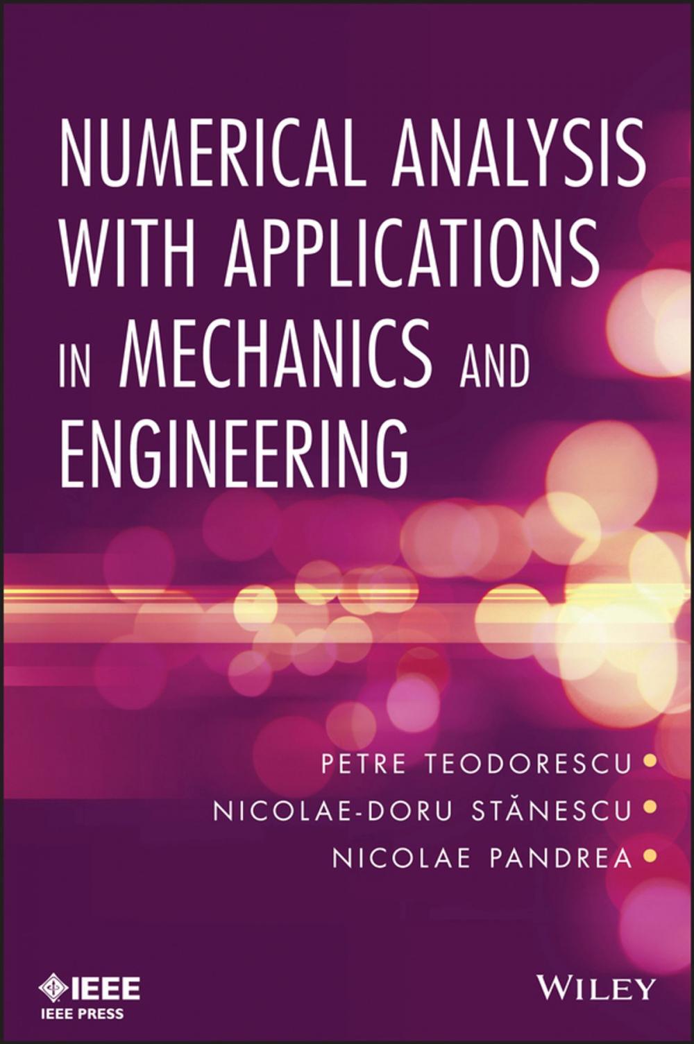 Big bigCover of Numerical Analysis with Applications in Mechanics and Engineering