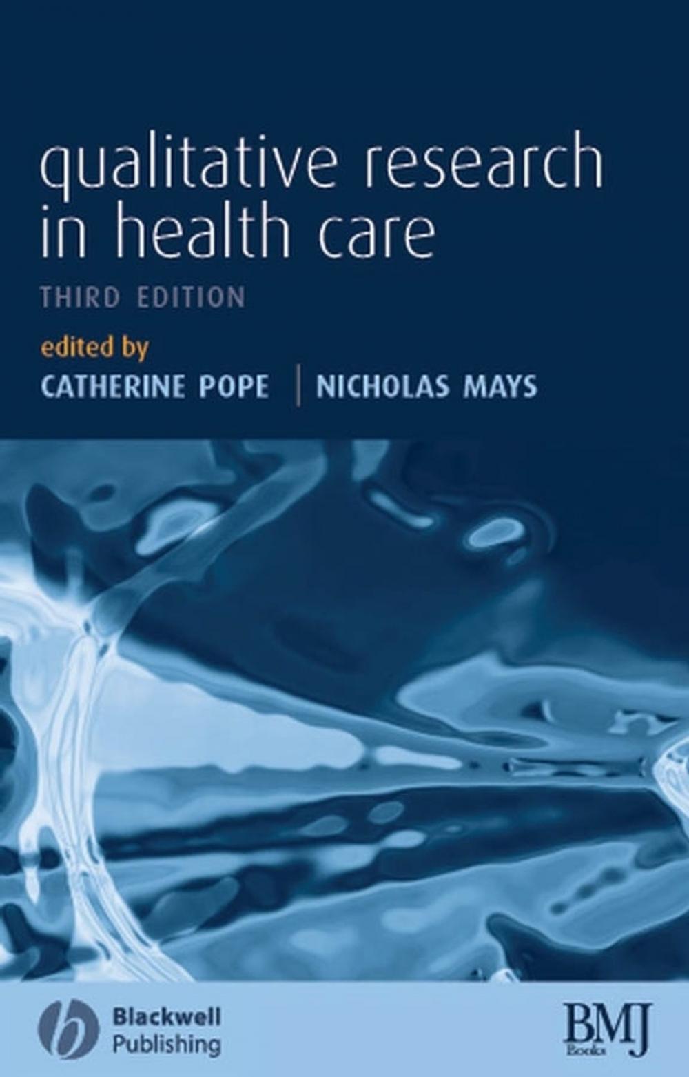 Big bigCover of Qualitative Research in Health Care