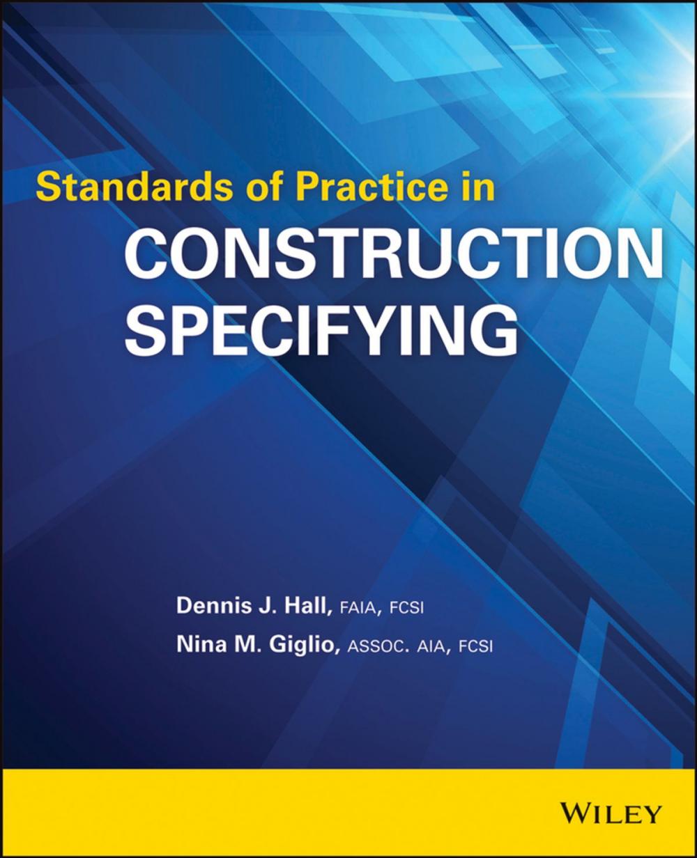 Big bigCover of Standards of Practice in Construction Specifying