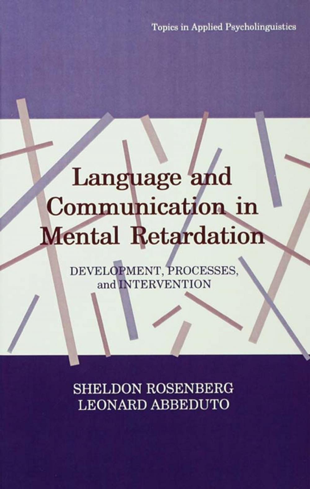 Big bigCover of Language and Communication in Mental Retardation