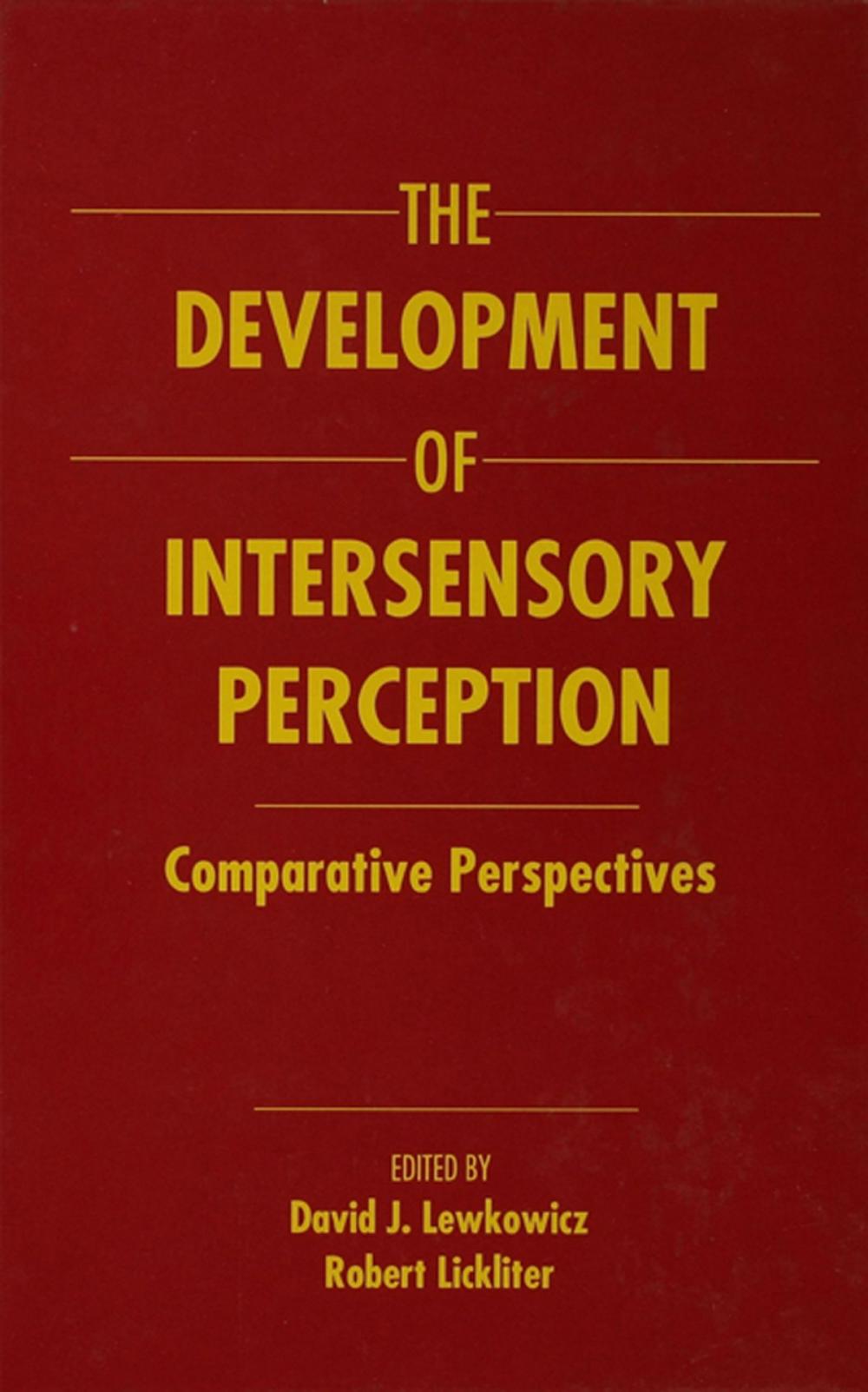 Big bigCover of The Development of Intersensory Perception