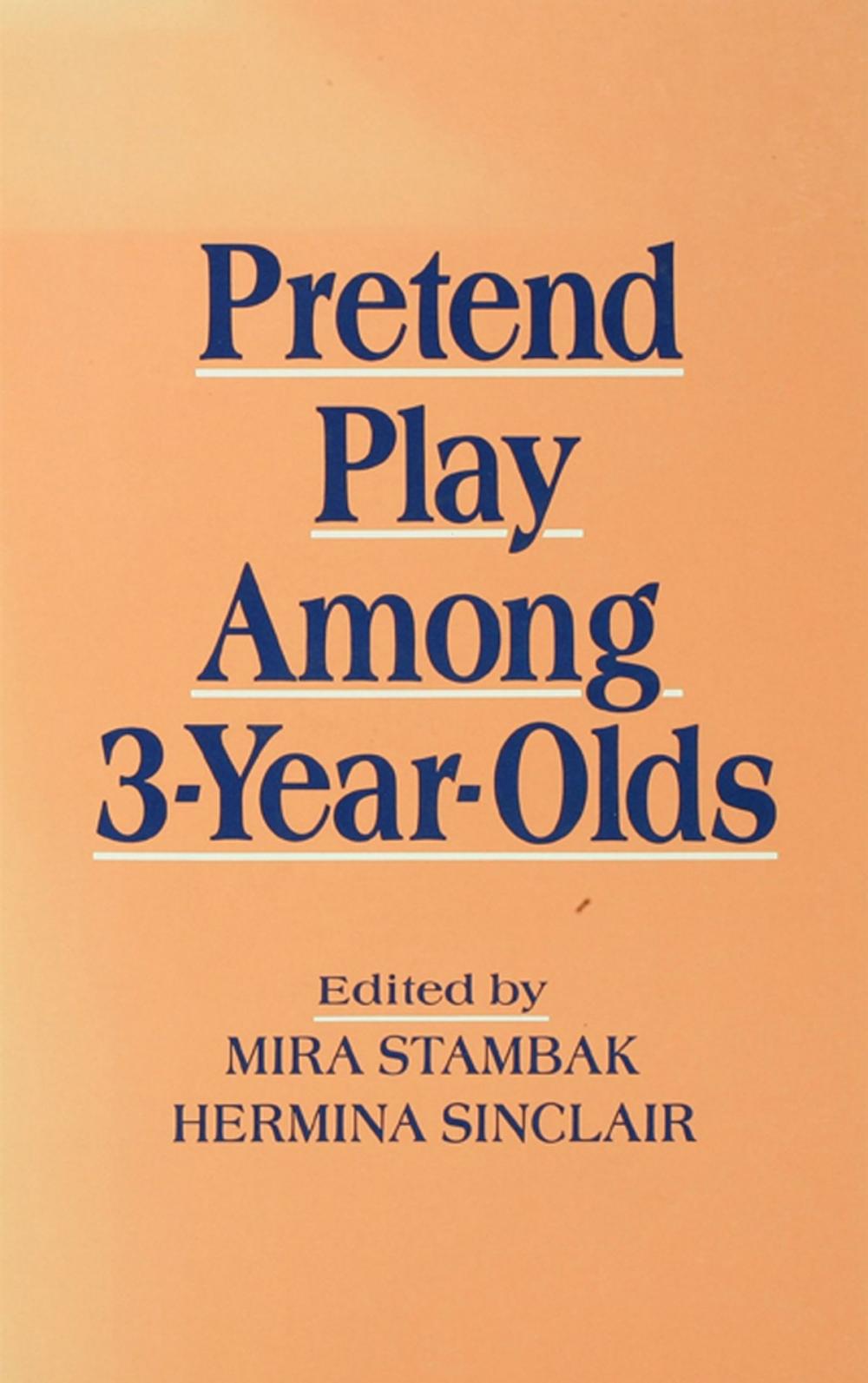 Big bigCover of Pretend Play Among 3-year-olds