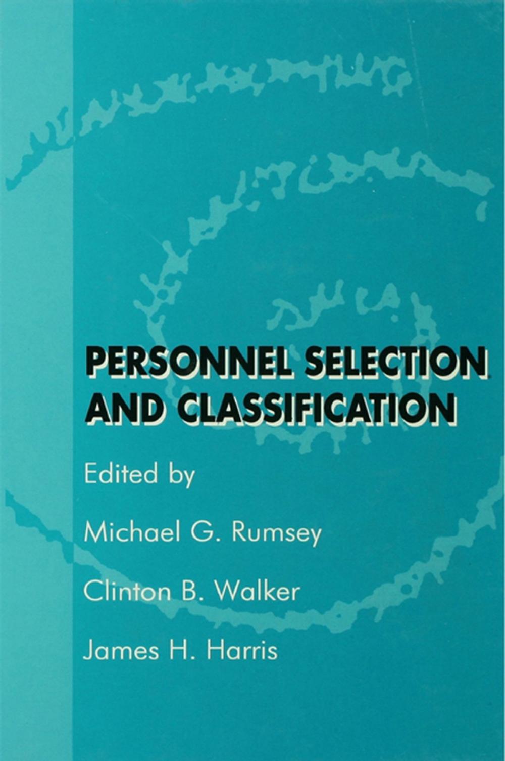 Big bigCover of Personnel Selection and Classification