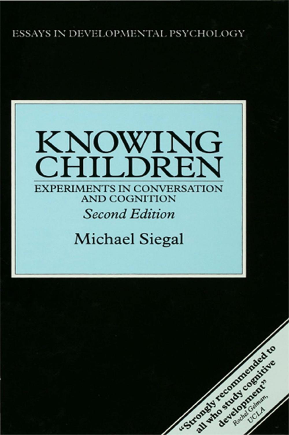 Big bigCover of Knowing Children