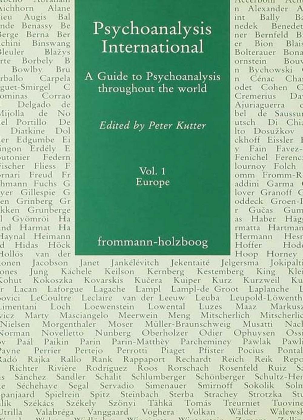 Big bigCover of Psychoanalysis International, V.1