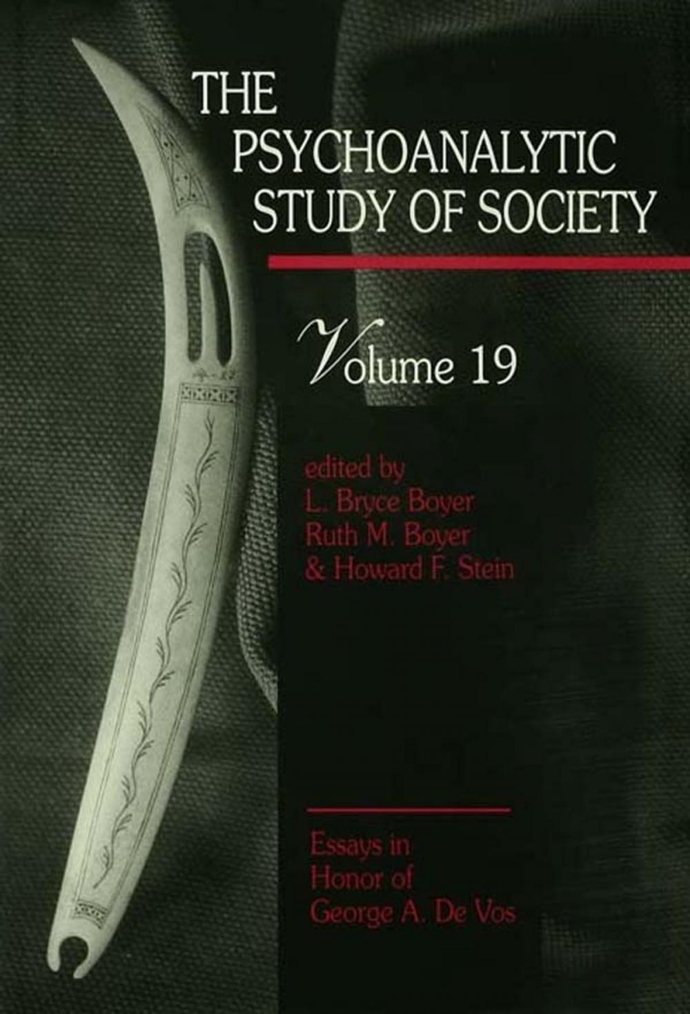 Big bigCover of The Psychoanalytic Study of Society, V. 19