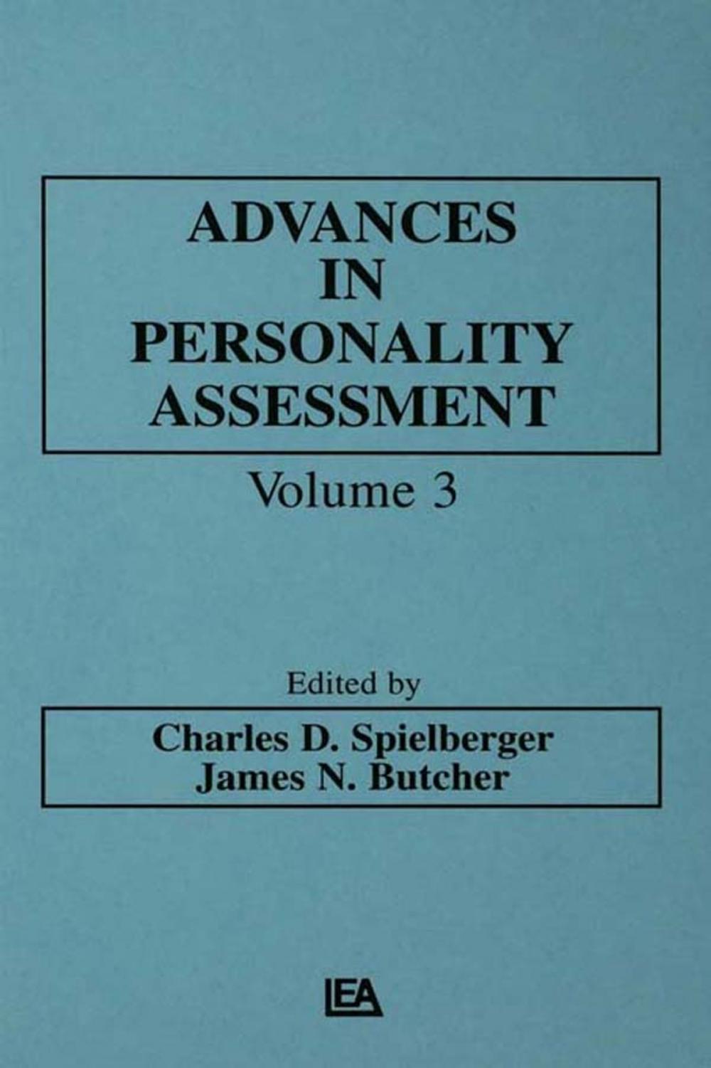 Big bigCover of Advances in Personality Assessment