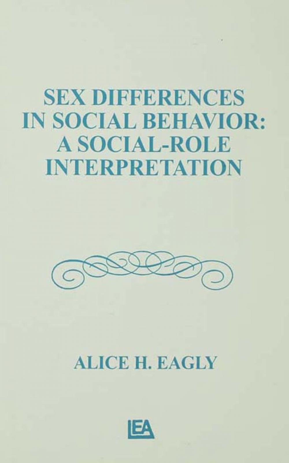 Big bigCover of Sex Differences in Social Behavior