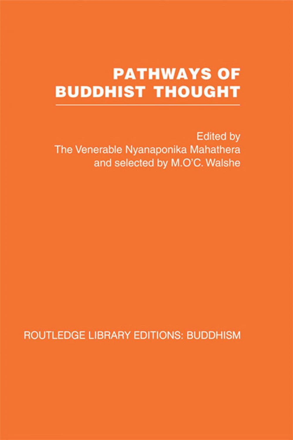 Big bigCover of Pathways of Buddhist Thought