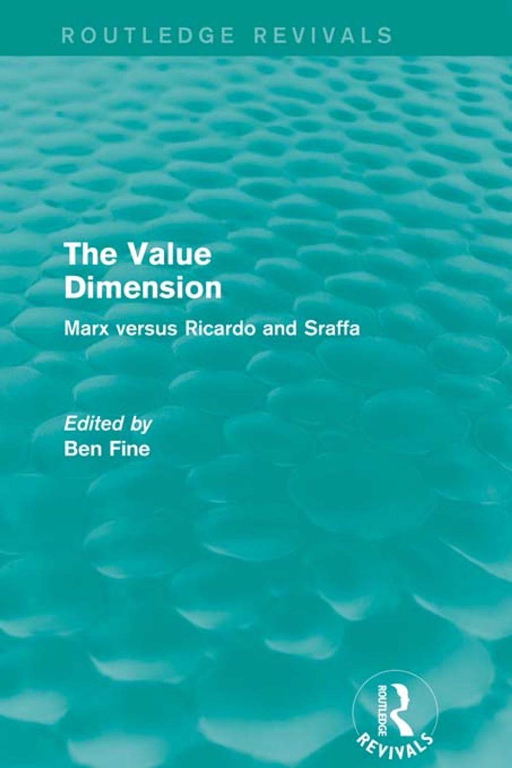 Big bigCover of The Value Dimension (Routledge Revivals)