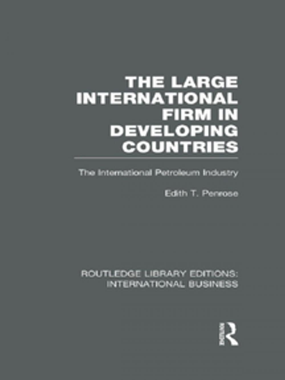 Big bigCover of The Large International Firm (RLE International Business)