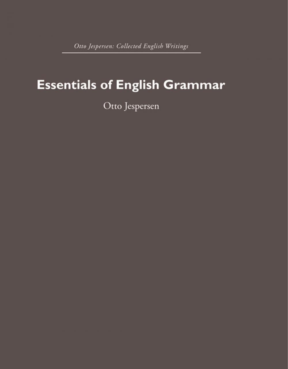 Big bigCover of Essentials of English Grammar