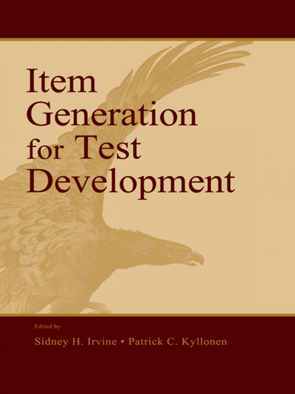 Big bigCover of Item Generation for Test Development