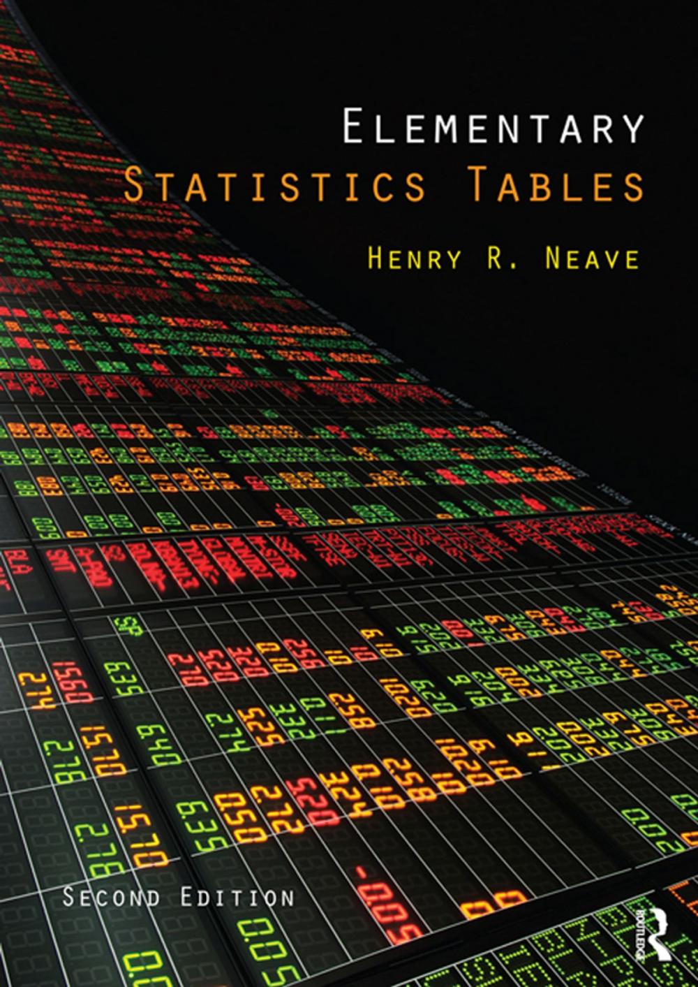 Big bigCover of Elementary Statistics Tables