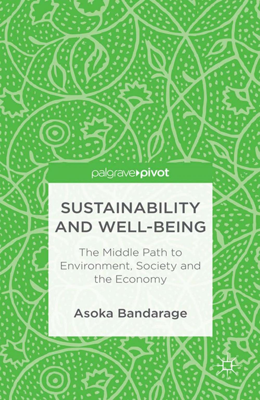 Big bigCover of Sustainability and Well-Being