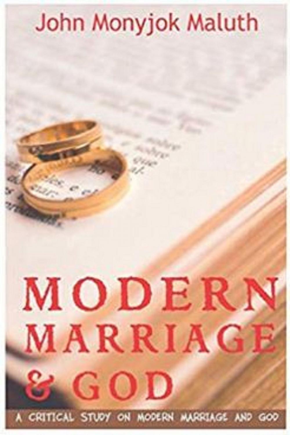 Big bigCover of Modern Marriage and God