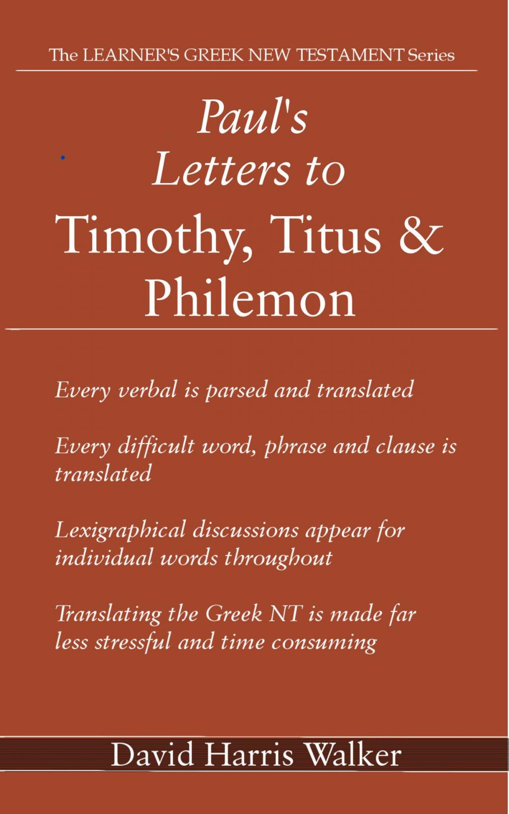 Big bigCover of Paul’s Letters to Timothy, Titus & Philemon