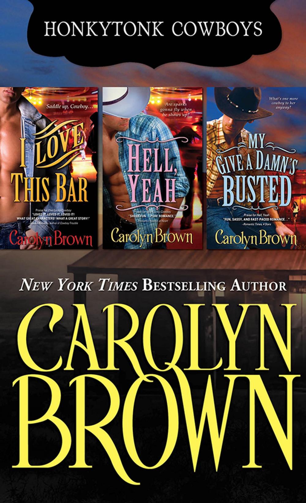 Big bigCover of Honky Tonk Texas Cowboys  3 Book Boxed Set