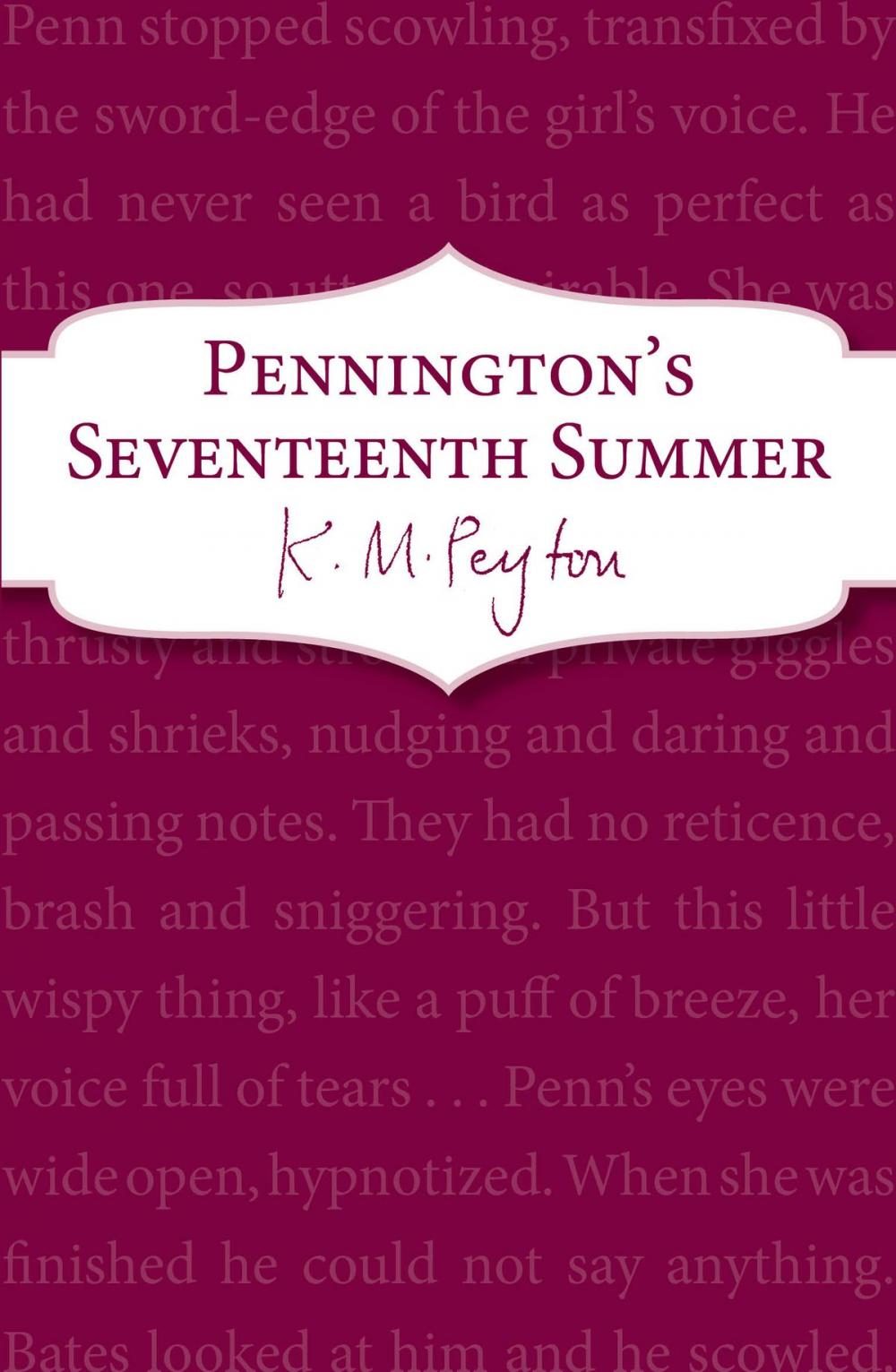 Big bigCover of Pennington's Seventeenth Summer