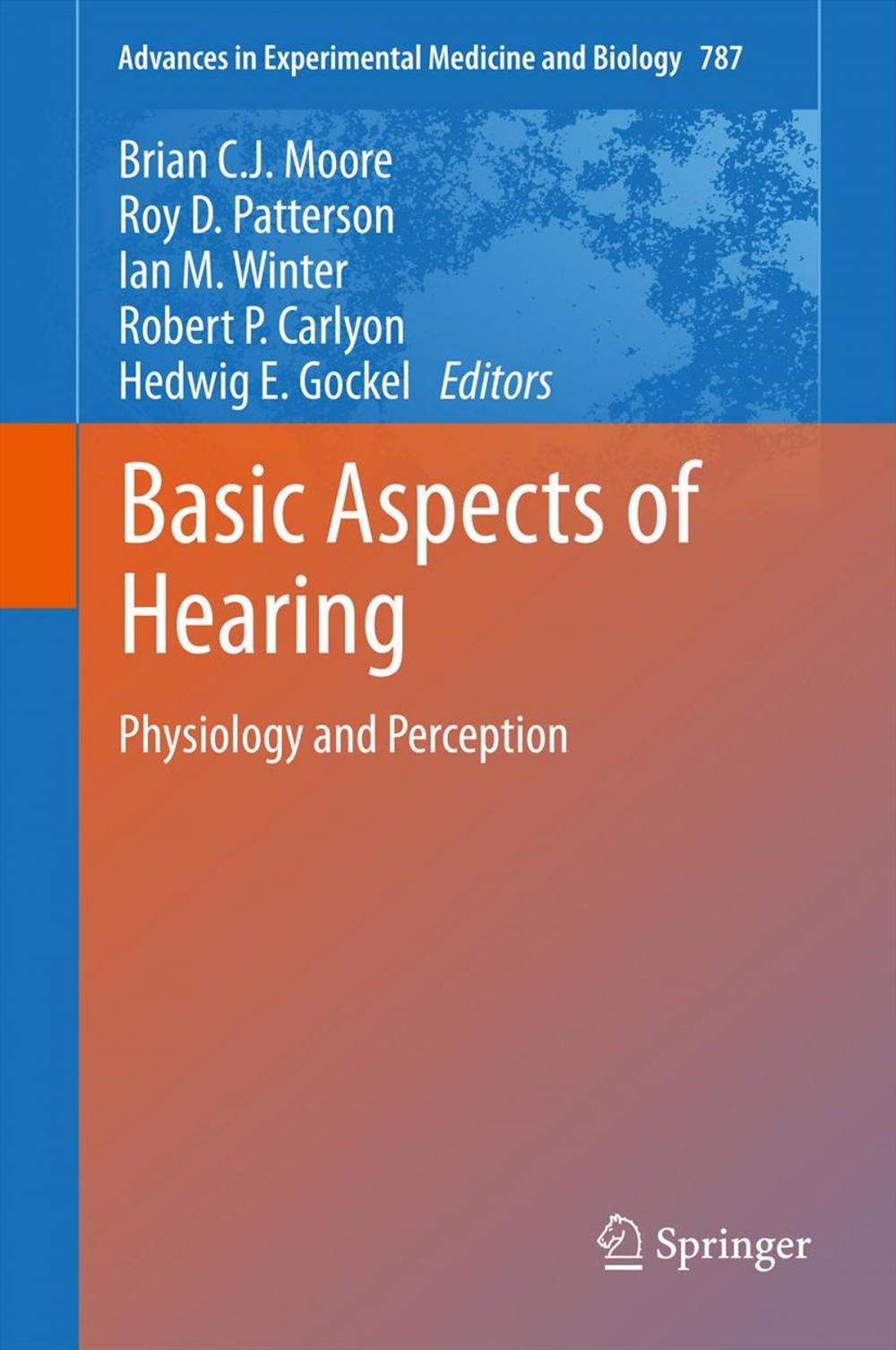 Big bigCover of Basic Aspects of Hearing