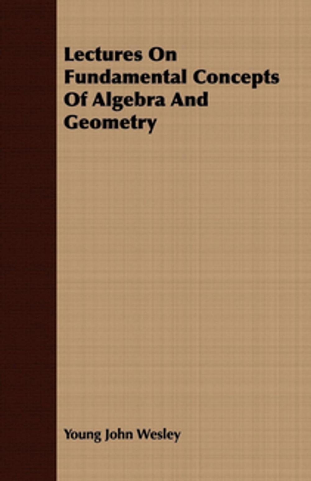 Big bigCover of Lectures On Fundamental Concepts Of Algebra And Geometry