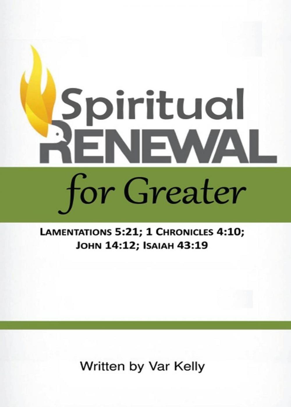 Big bigCover of Spiritual Renewal for Greater