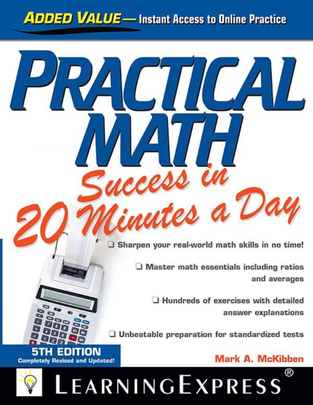 Big bigCover of Practical Math Success in 20 Minutes a Day