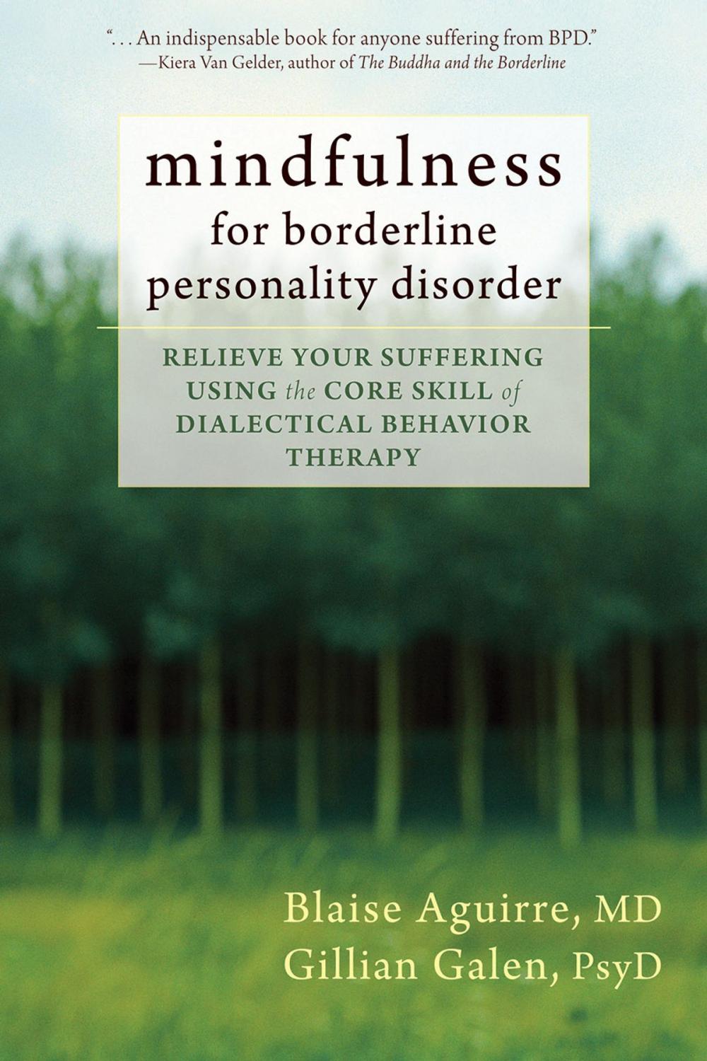 Big bigCover of Mindfulness for Borderline Personality Disorder