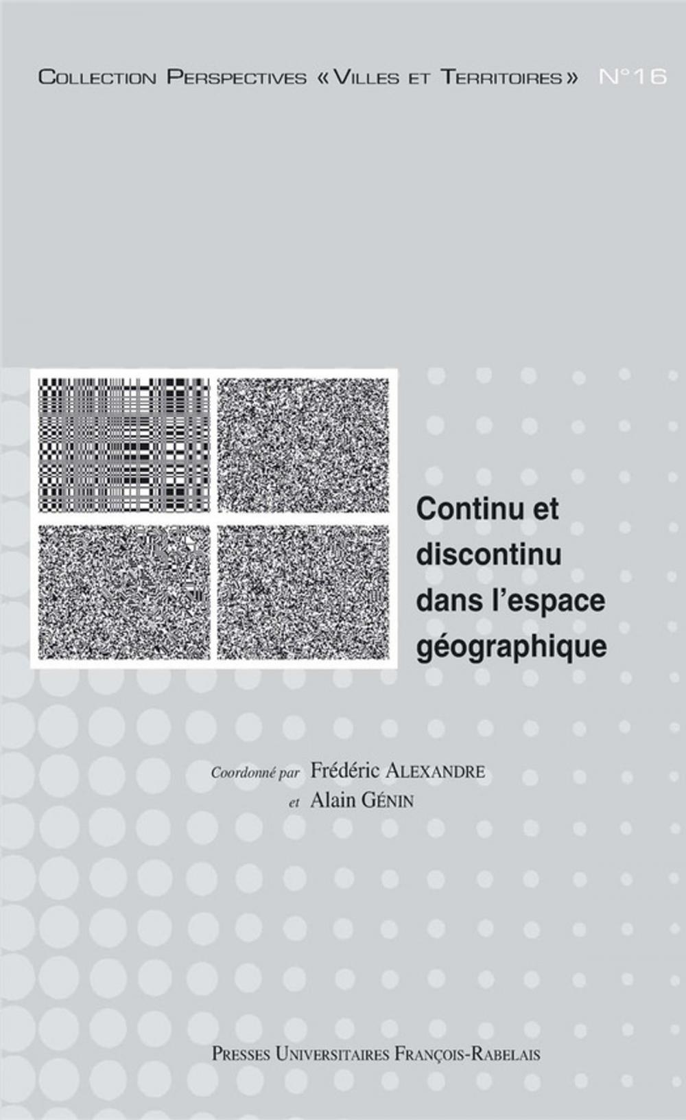 Big bigCover of Continu et discontinu dans l'espace géographique