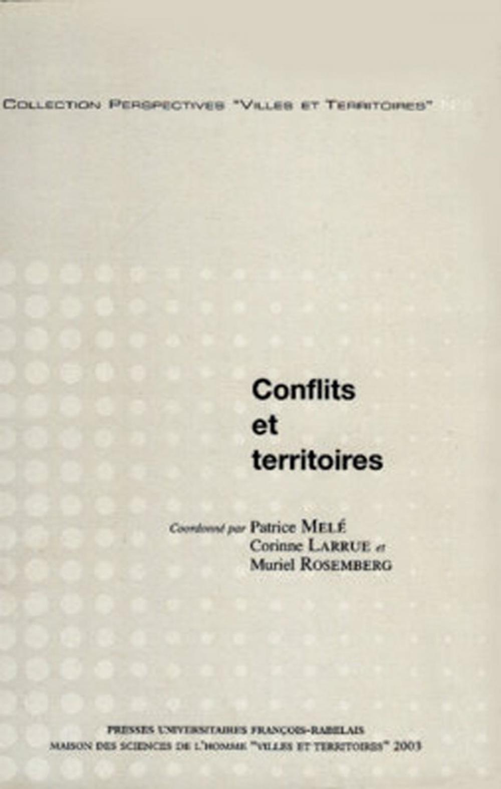 Big bigCover of Conflits et territoires