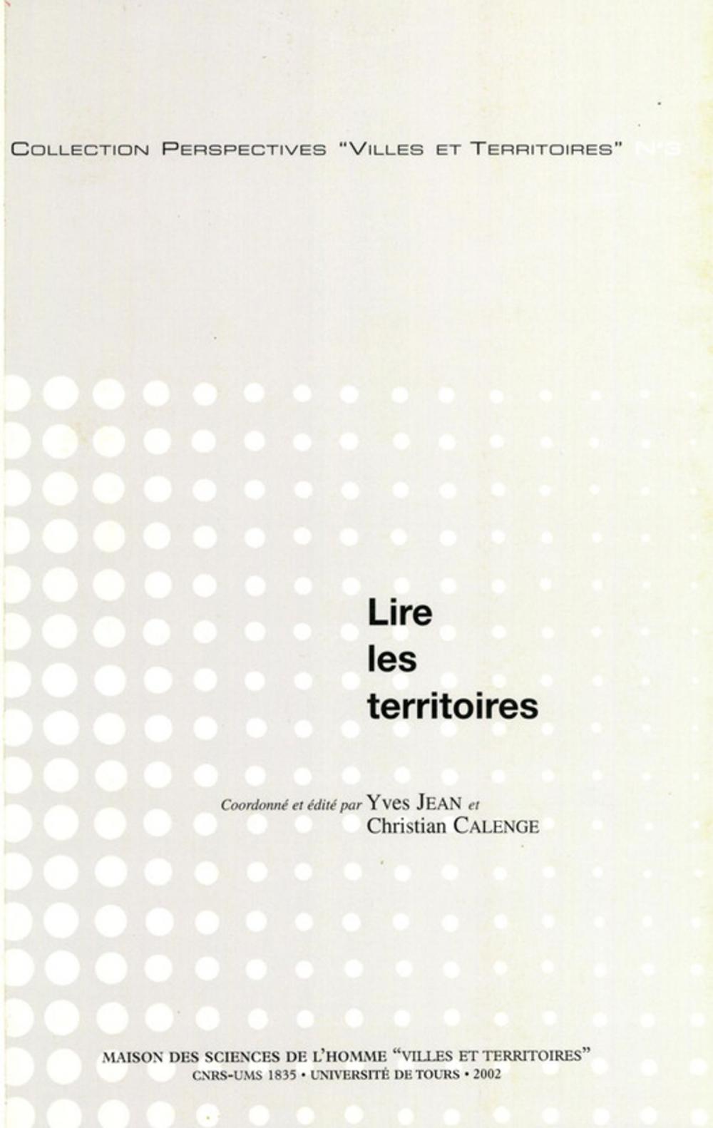 Big bigCover of Lire les territoires