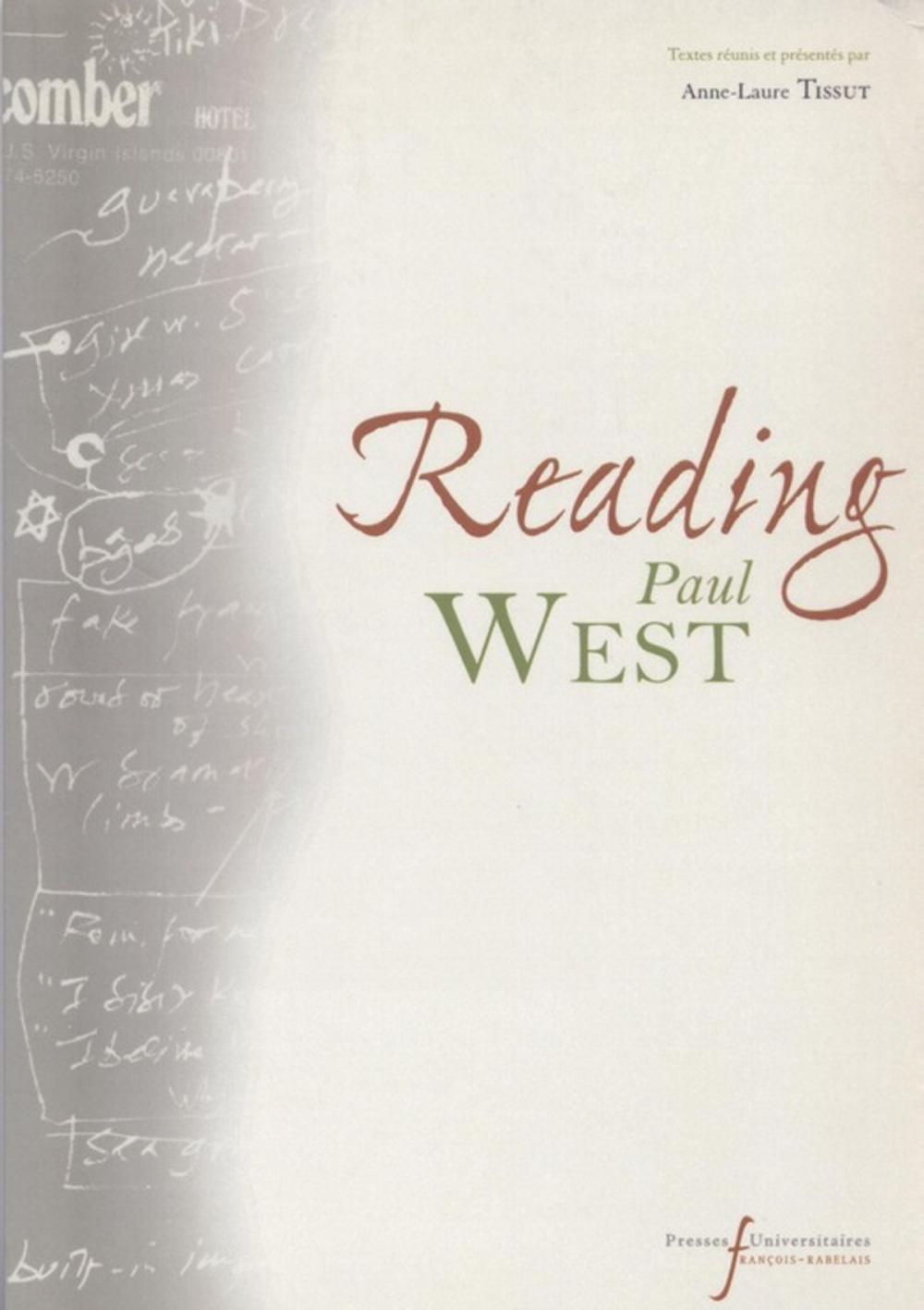 Big bigCover of Reading Paul West