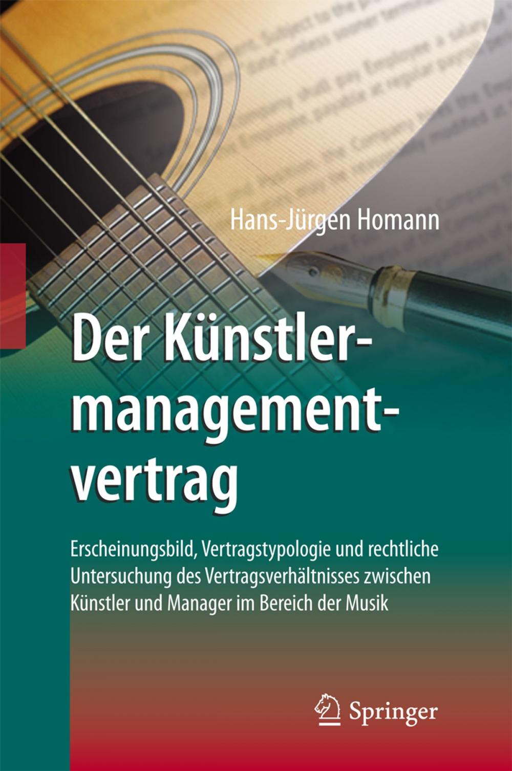 Big bigCover of Der Künstlermanagementvertrag