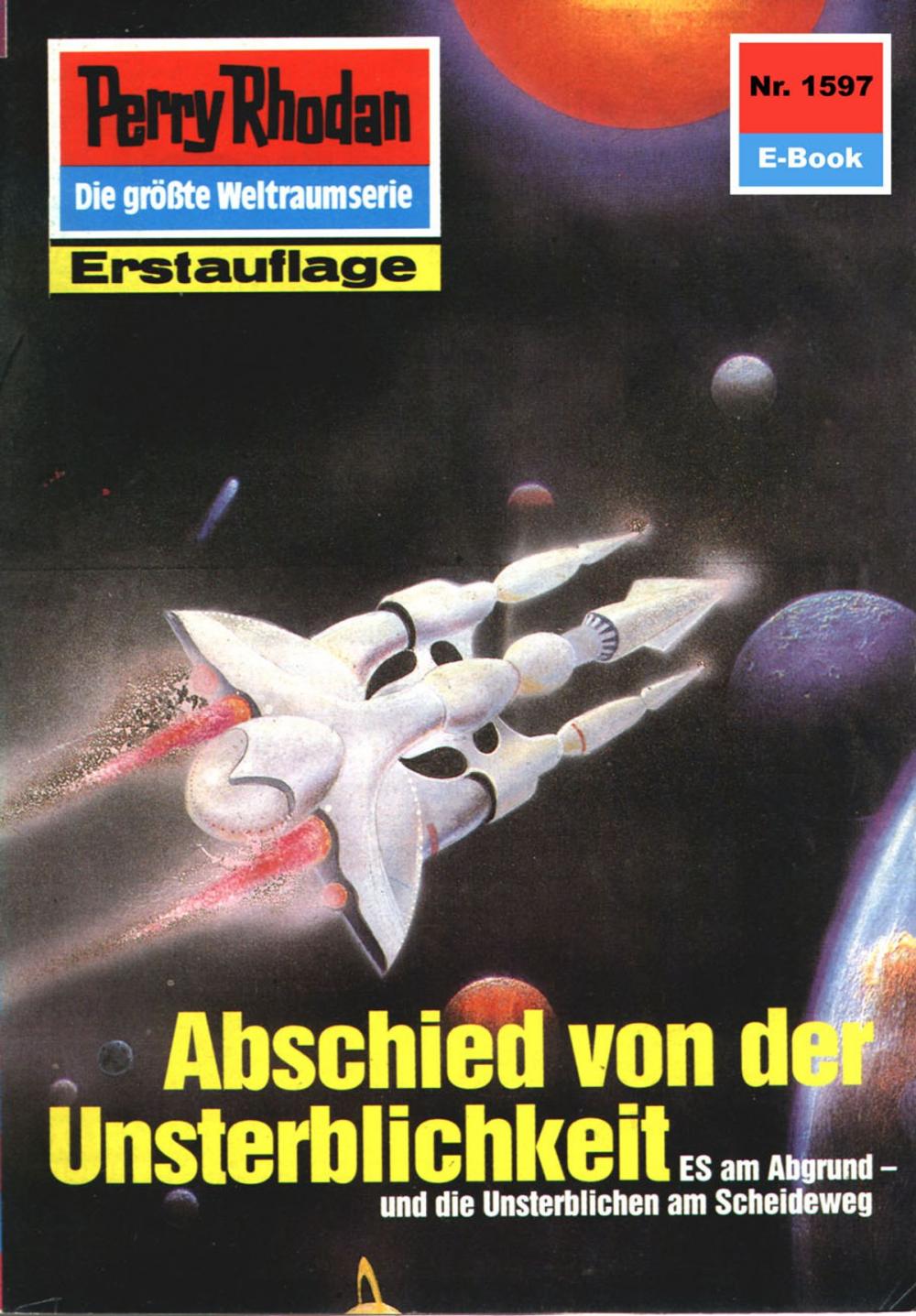 Big bigCover of Perry Rhodan 1597: Abschied von der Unsterblichkeit