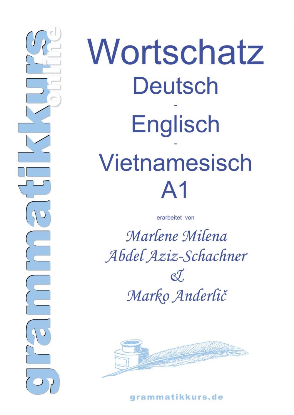 Big bigCover of Wörterbuch Deutsch - Englisch -Vietnamesisch A1