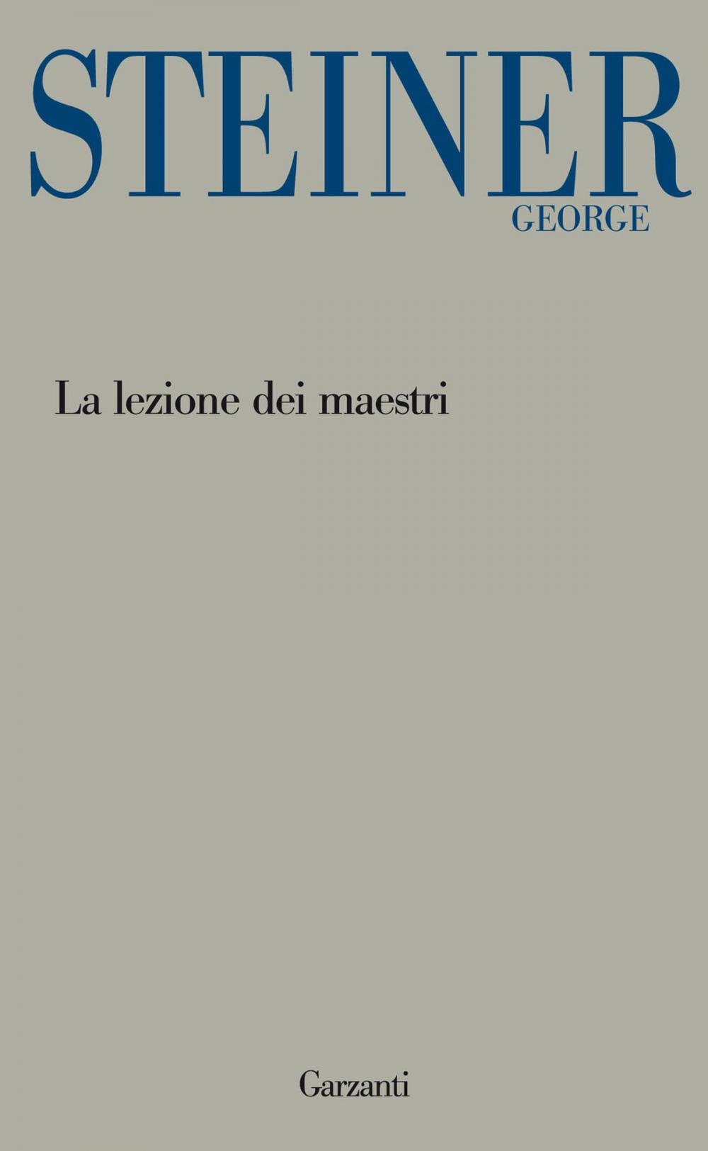 Big bigCover of La lezione dei maestri