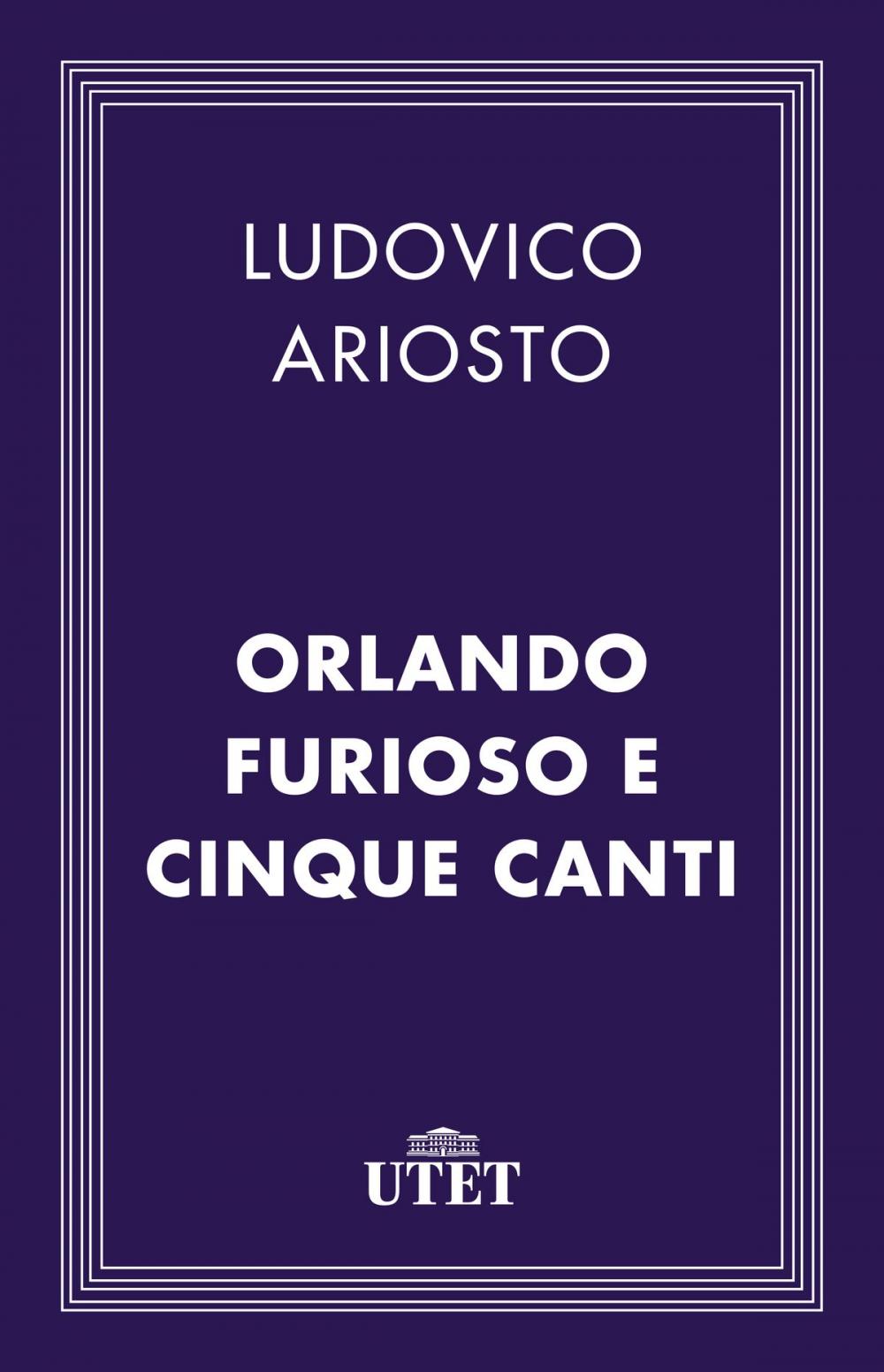 Big bigCover of Orlando Furioso e Cinque Canti