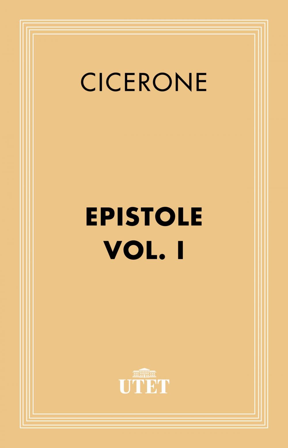 Big bigCover of Epistole. Vol. I