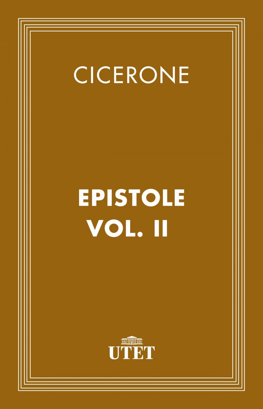 Big bigCover of Epistole. Vol. II