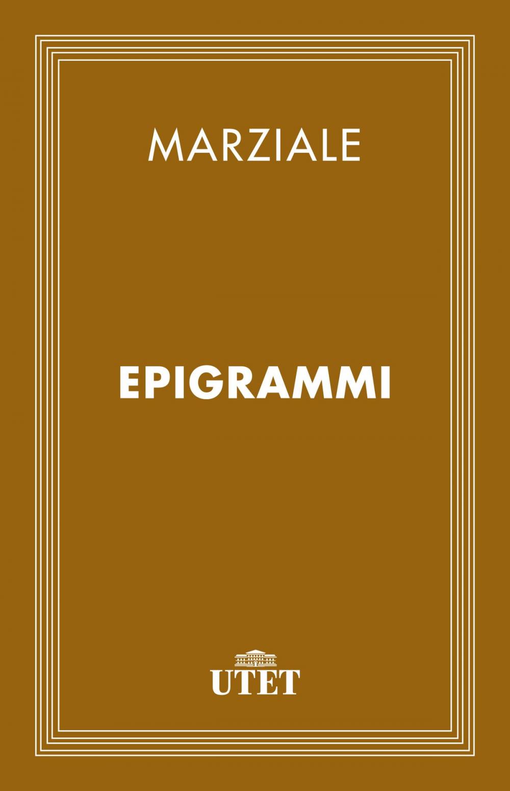 Big bigCover of Epigrammi