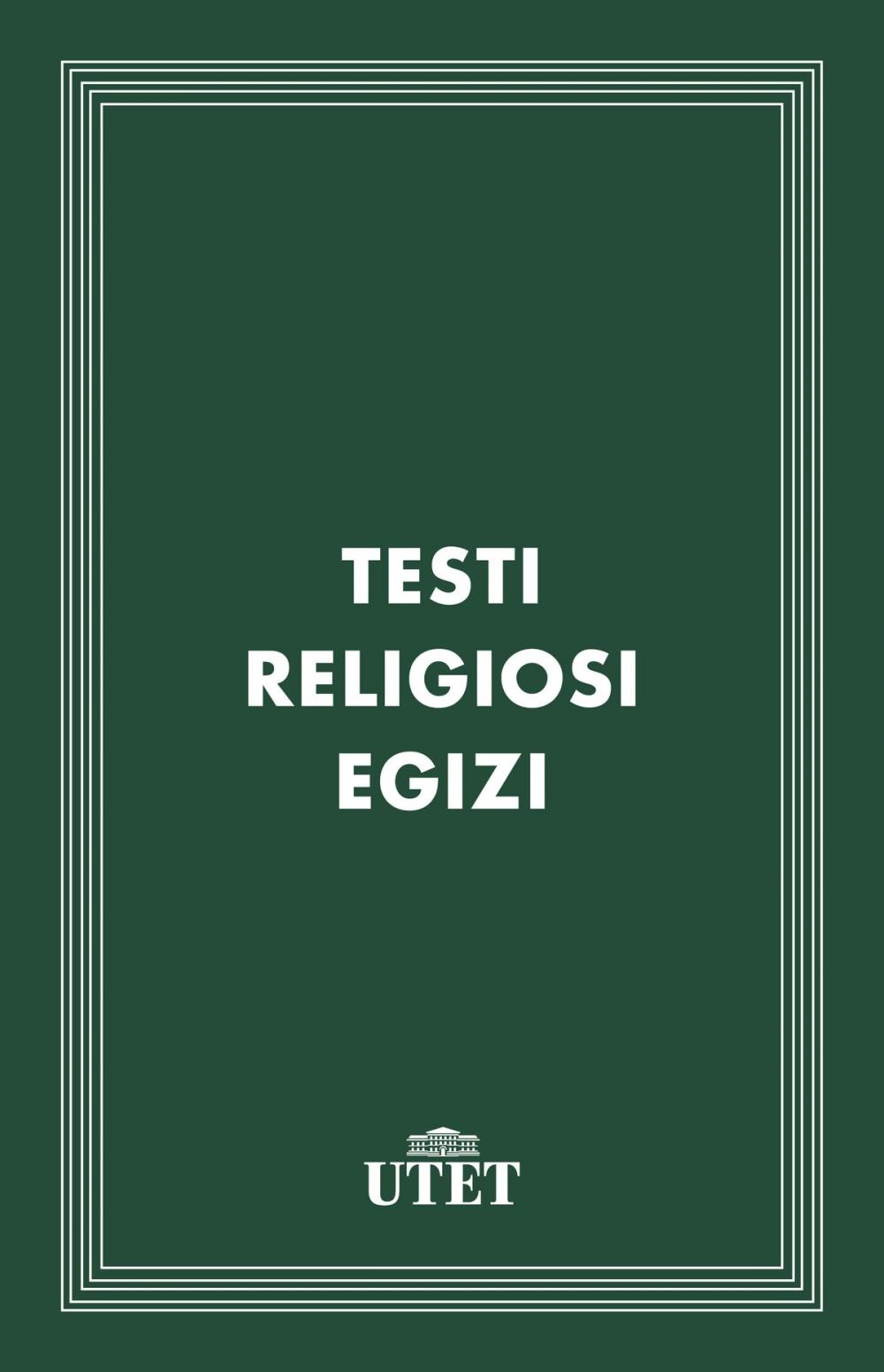 Big bigCover of Testi religiosi egizi