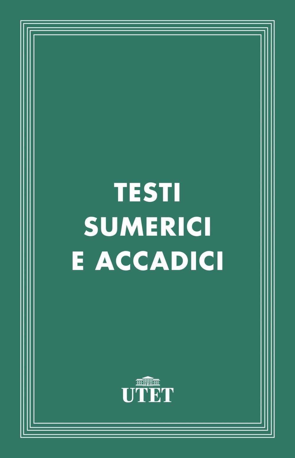 Big bigCover of Testi sumerici e accadici