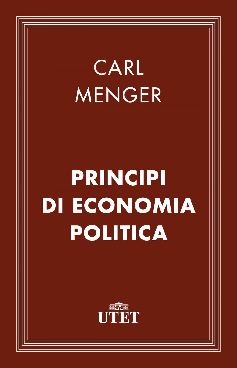 Big bigCover of Principi di economia politica